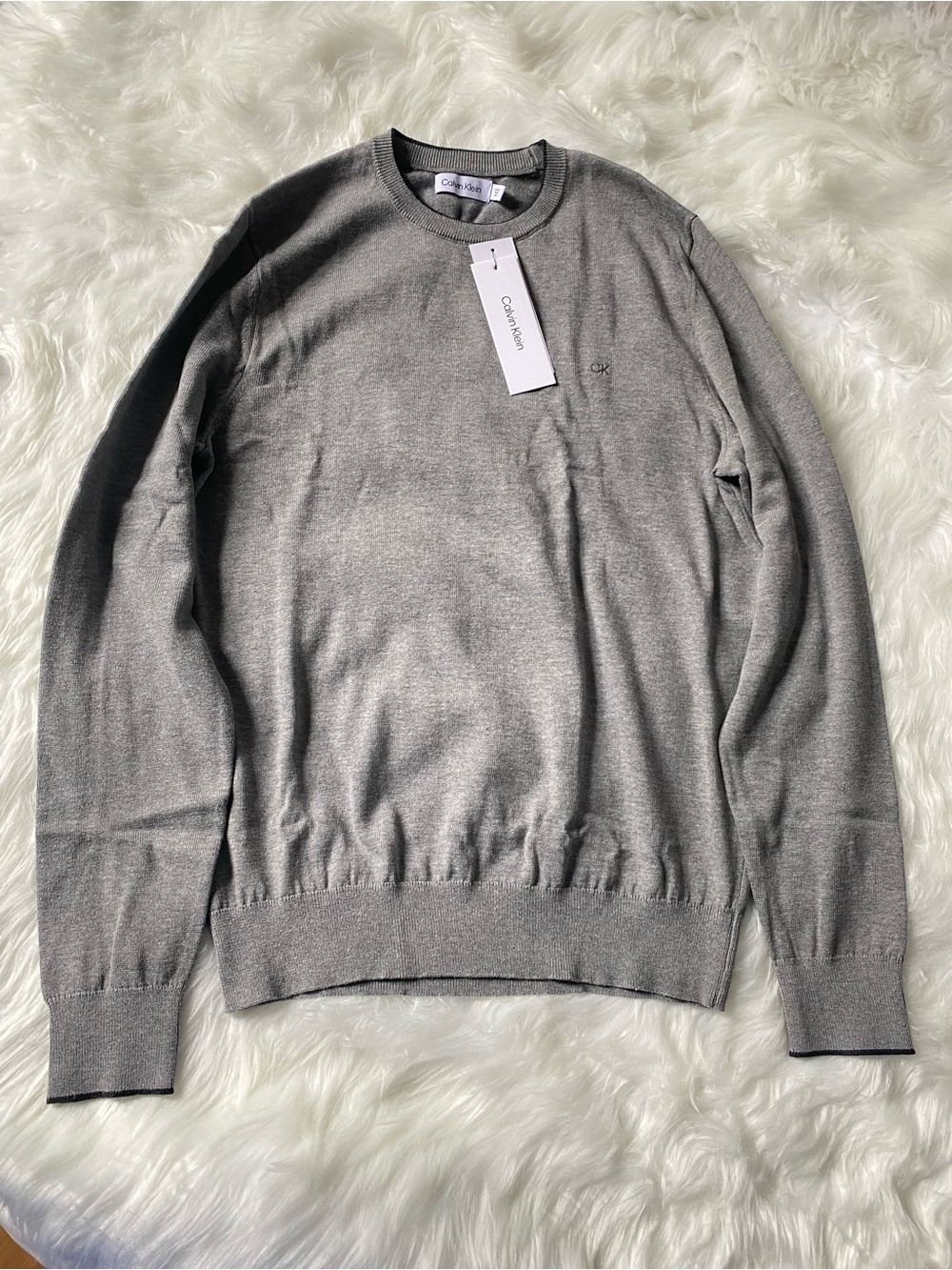 Calvin Klein Grey Sweater Men's Size S